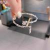Geometric Lotus Trendy Bamboo Bracelet Chic Alloy Bangle Womens Jewelry Gift