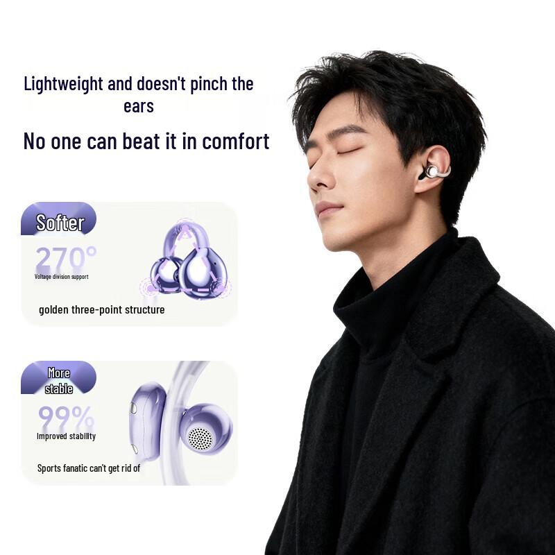 Shiguangshou Z20 Open-Ear Bluetooth Headset with AI Translation