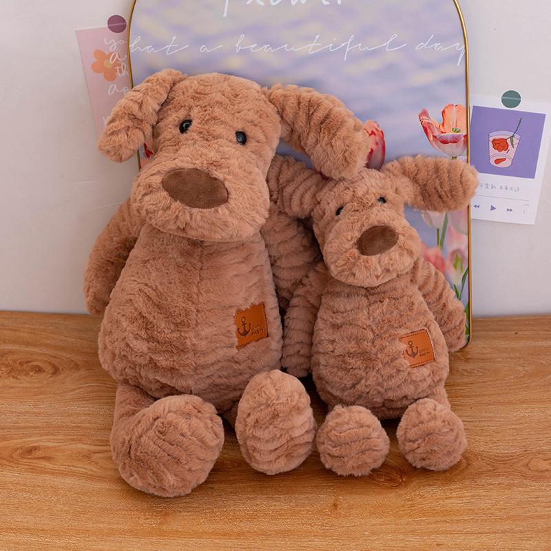 Giocattolo Cane Peluche Con Imbottitura in Cotone PP Per Regalo Bambini E Comfort Durante il Gioco