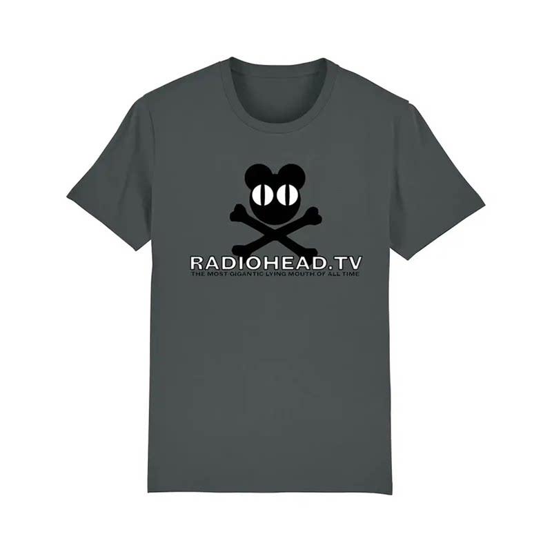Radiohead Radio Commander Band Graffiti Rock Casual T-Shirt Men s and Women s Luxury Band Brand Top 2026 New S разноцветный