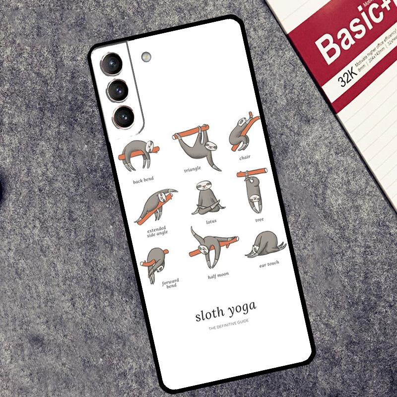 Sloth Cute Animal Case For Samsung Galaxy S26 S25 Ultra S20 S21 S22 S23 S24 Ultra S10 Plus S25 FE Cover Coque
