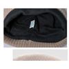 Velvet, Stacked Hat, Female, Outdoor, Warm, Hooded Hat, Ear Protection Hat