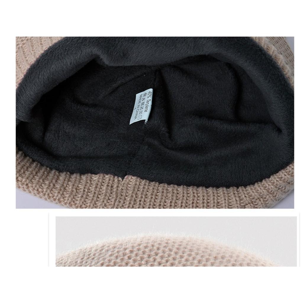 Velvet, Stacked Hat, Female, Outdoor, Warm, Hooded Hat, Ear Protection Hat
