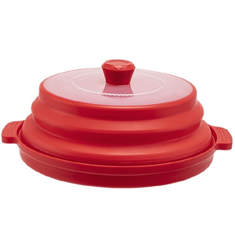 Dishwasher Safe Microwave Lid Foldable Splash Cover Heat Resistant PP Materials Multipurpose Kitchen Tool For Food Protections