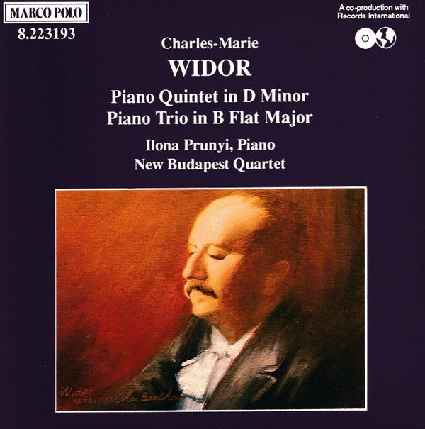 CD CHARLES-MARIE WIDOR - Piano Trio, Op. 19 / Piano Quintet, 8223193 Marco Polo 1989 Japan Classical Used