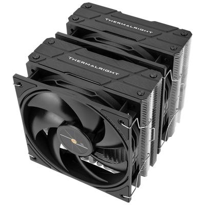 Thermalright Peerless Assassin 120 Black V3 CPU Luftkühler mit 6 Heatpipes und Dual-PWM-Top-Abdeckung für Intel LGA Kühler, TL-P12 Lüfter, Design,