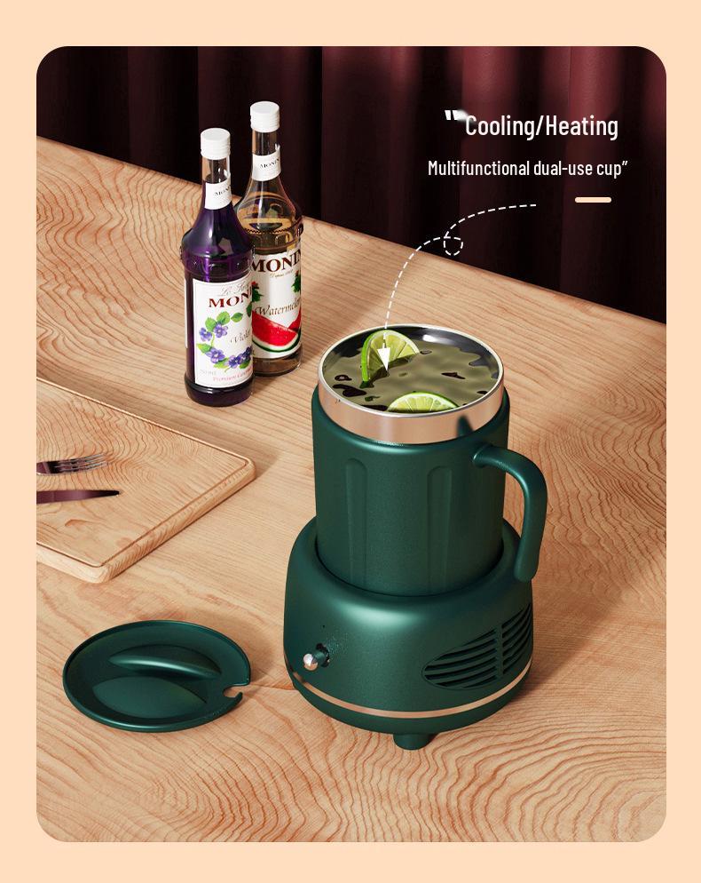 Portable Rapid Cooling and Warming Cup for Office Desktops