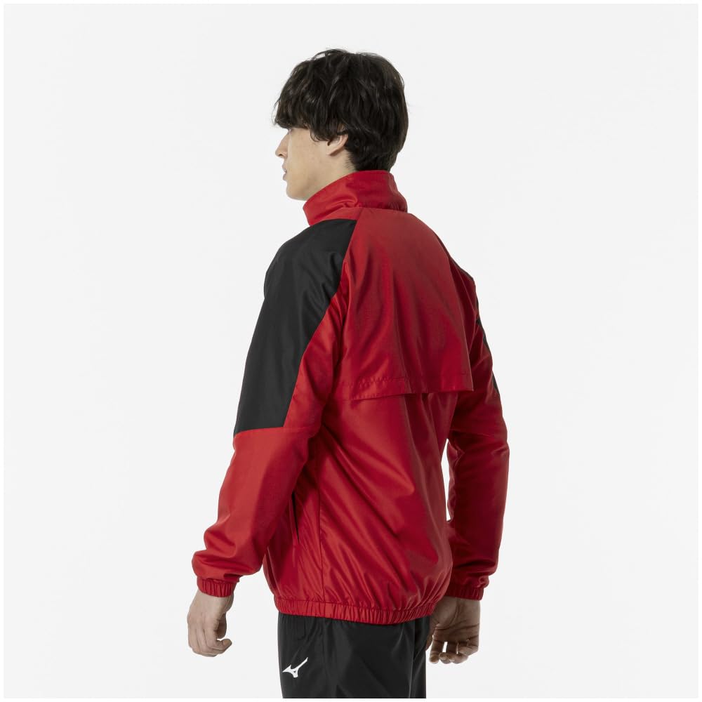 Training Wear Breath Thermo Warmer and Chinese Size M Jacket, Moisture-Absorbing Heat-Generating, 32MEA655, Red/Black,