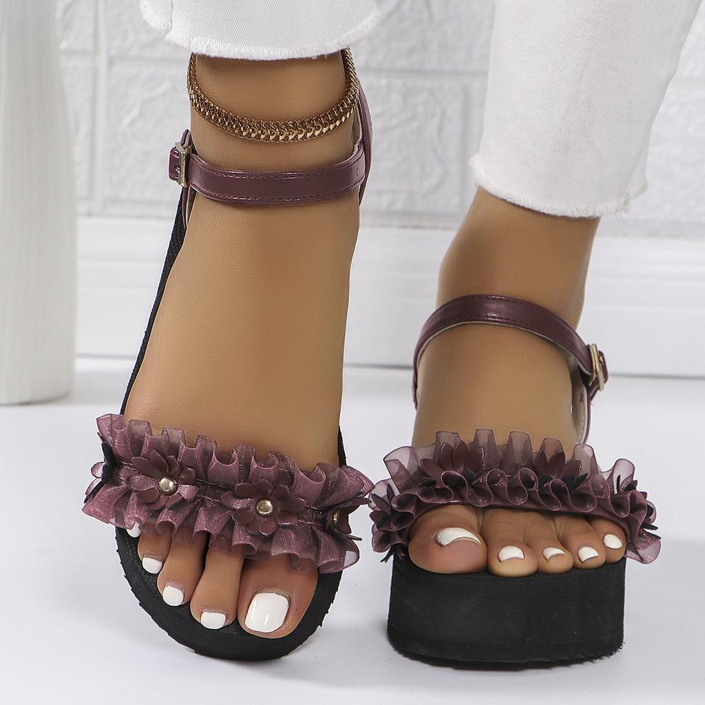 Summer Women's Platform Sandals Fashion Open Toe Women's Casual Wedges Sandals Outdoor Plus Size Women Platform Shoes Zapatos