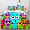 Music Game Sprunki 3D Print Cartoon Bedding Set Soft Comforter Cover Pillowcase Duvet Cover Set Bedclothes for Kids Adults Gift