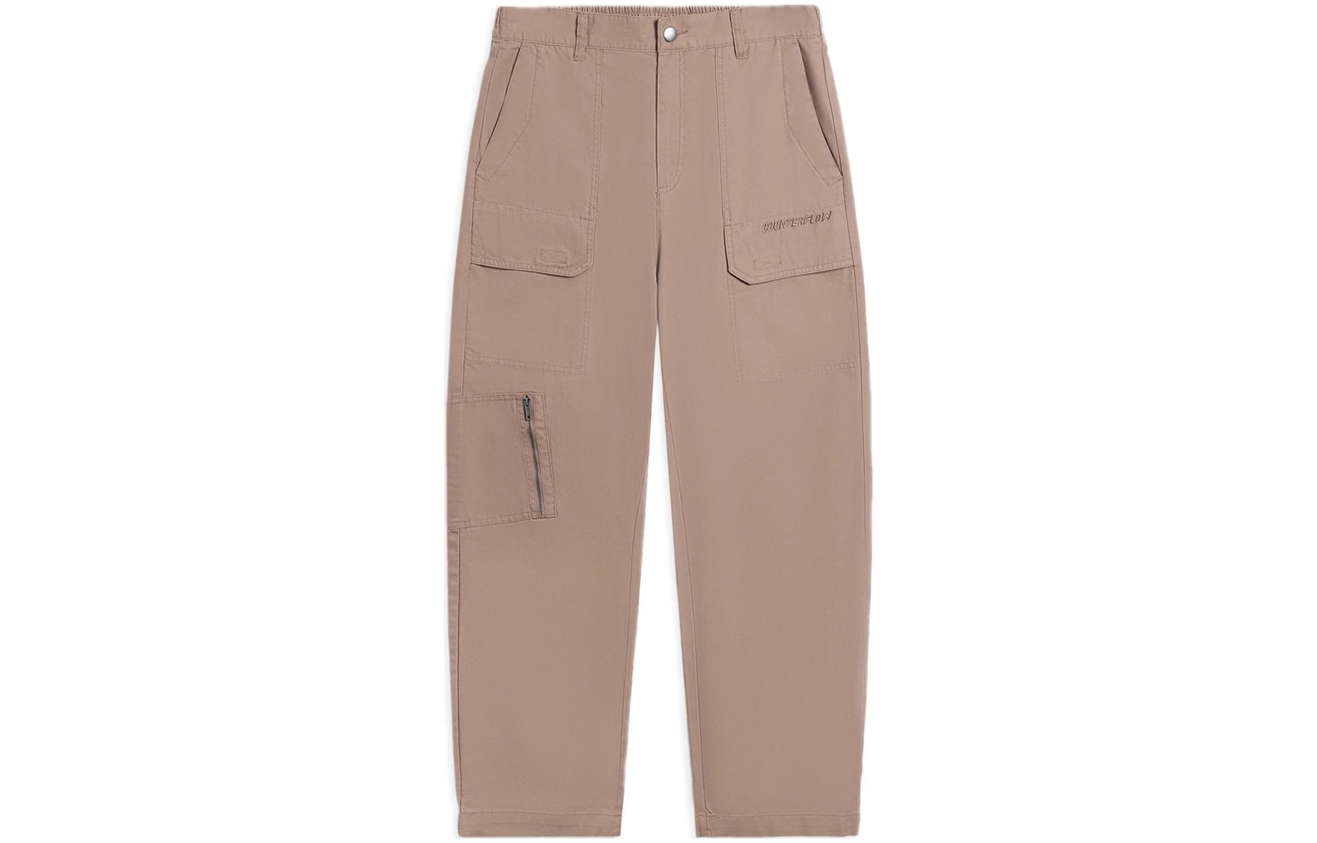 Li Ning CF Casual Pants Unisex Gingerbread Brown AKXS843-2 XL