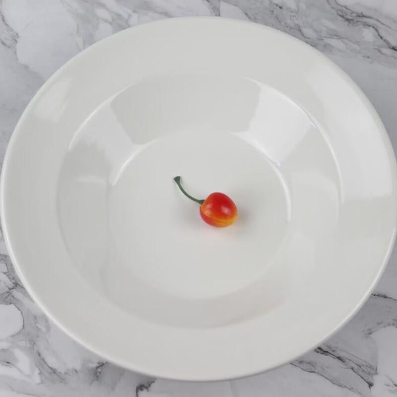 

Abay Milky White Bone China Soup Plate