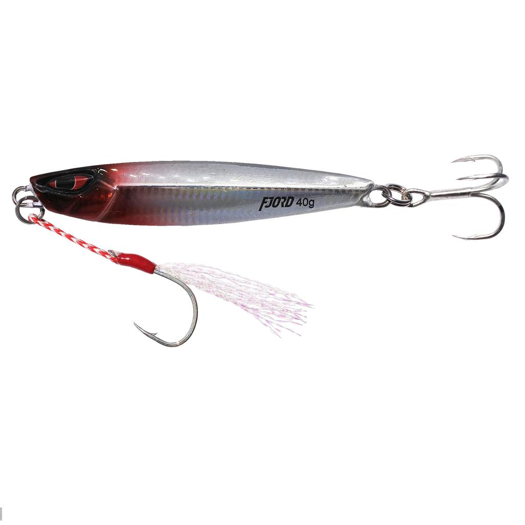 fjord Metal Jig 6-Color Set, 20g/40g, Slow Light, Shore Jigging Lure (40)