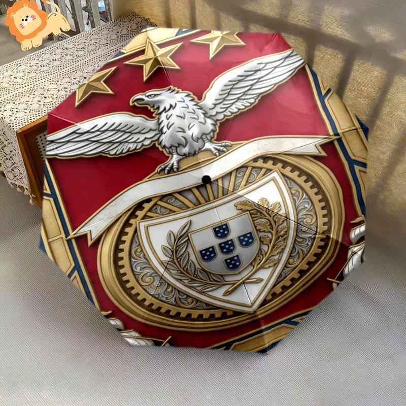 Portugal National Team Emblem Folding umbrella Suitable for all seasons Portable travel Umbrella Sun umbrella