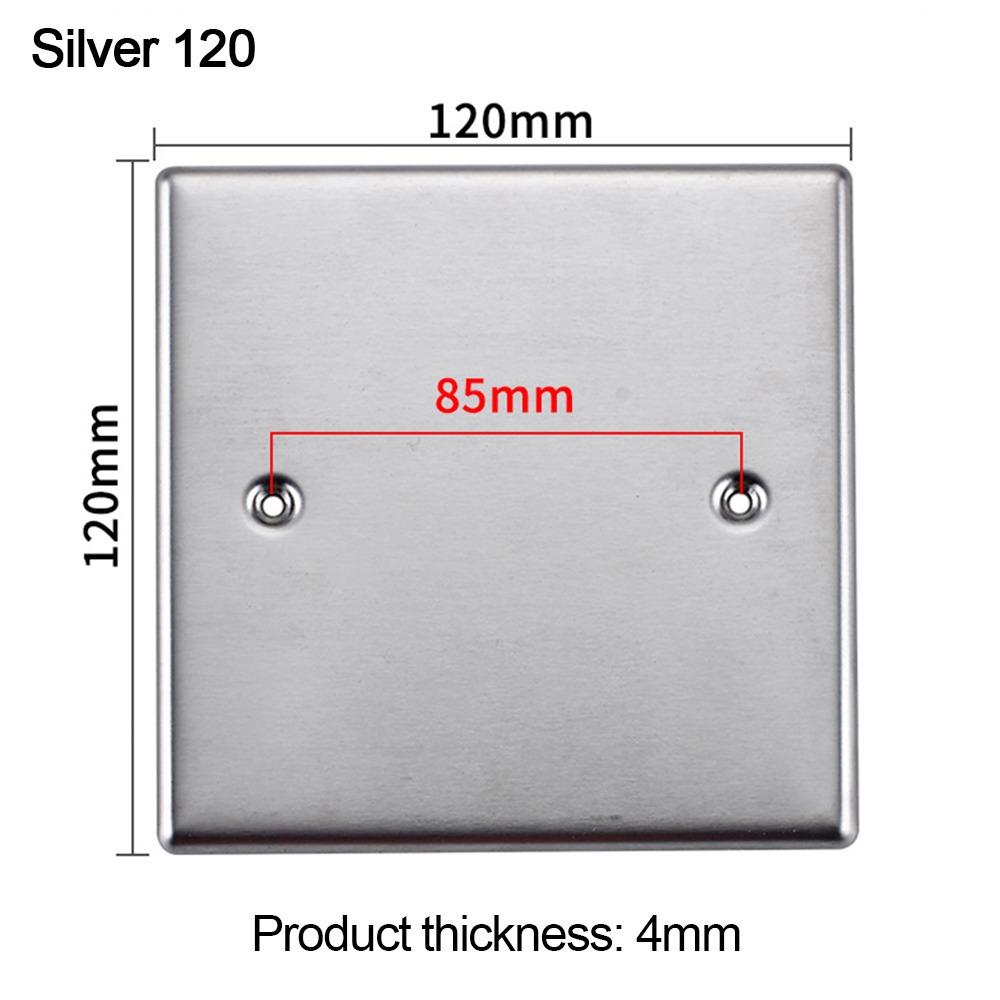 Stainless Steel Bottom Box Panel 86 /120 Type Blank Panel New Embedded Panel