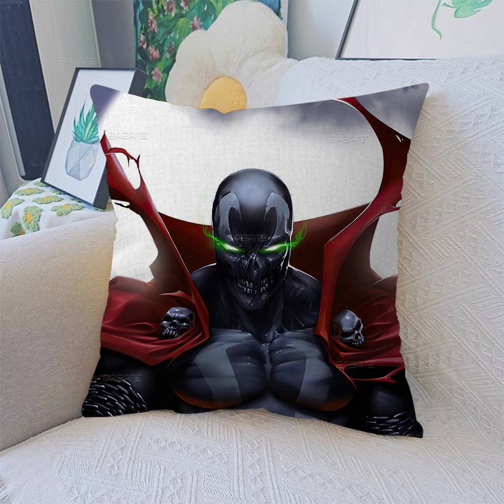 Horror Action Movie S-Spawn Cushion Cover Pillowcase Upholstery Sofa Throw Pillow Home Decor Pillowcas