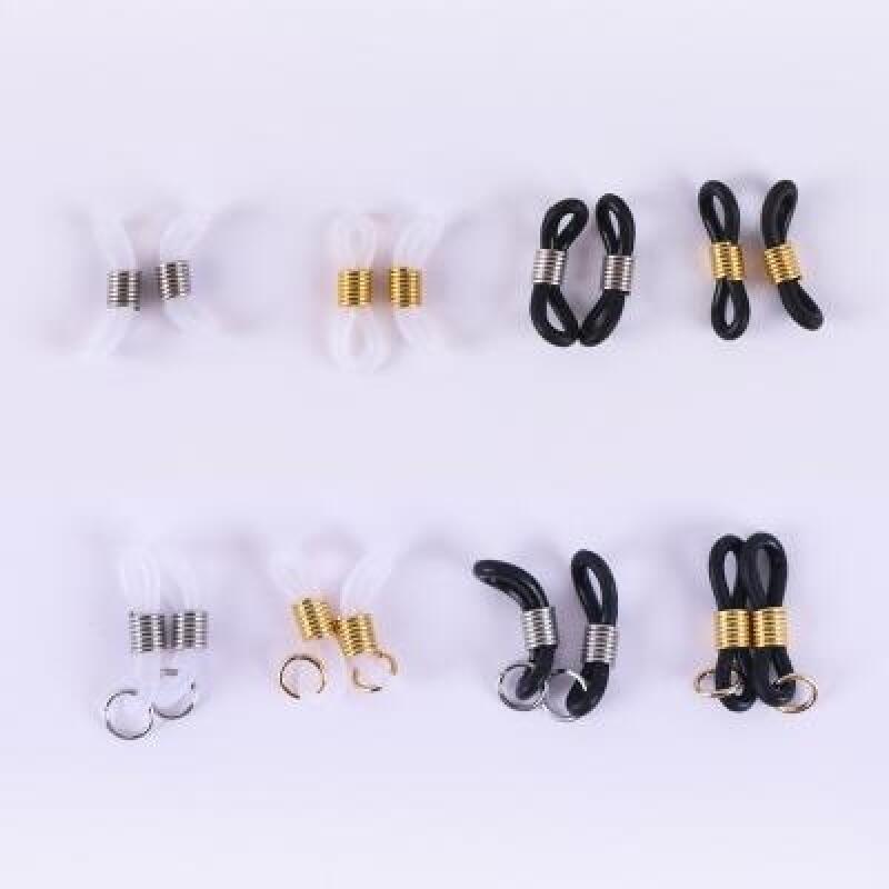 

Gold and Silver Glasses Hook Hanger 8 Types [Making Sunglass Straps] Black Gold