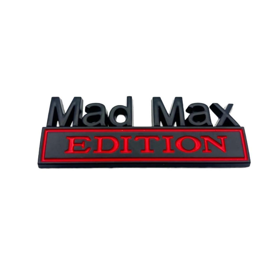 Venta Caliente Transfronteriza Emblema de Guardabarros de Coche MAD MAX - Edición Pegatina Trasera para Carrocería Emblema MADMAX