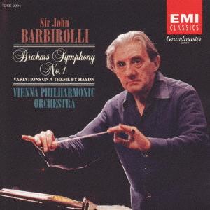 

CD BARBIROLLI Brahms Symphony No. 1 TOCE3094 1996 Japan ObiClassical Used