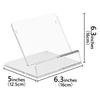 Geekria Keyboard Display Acrylic Mechanical Gaming Keyboard Holder for Computer Keyboard Stand, 60%, 75%, 80%, 96% (Clear)