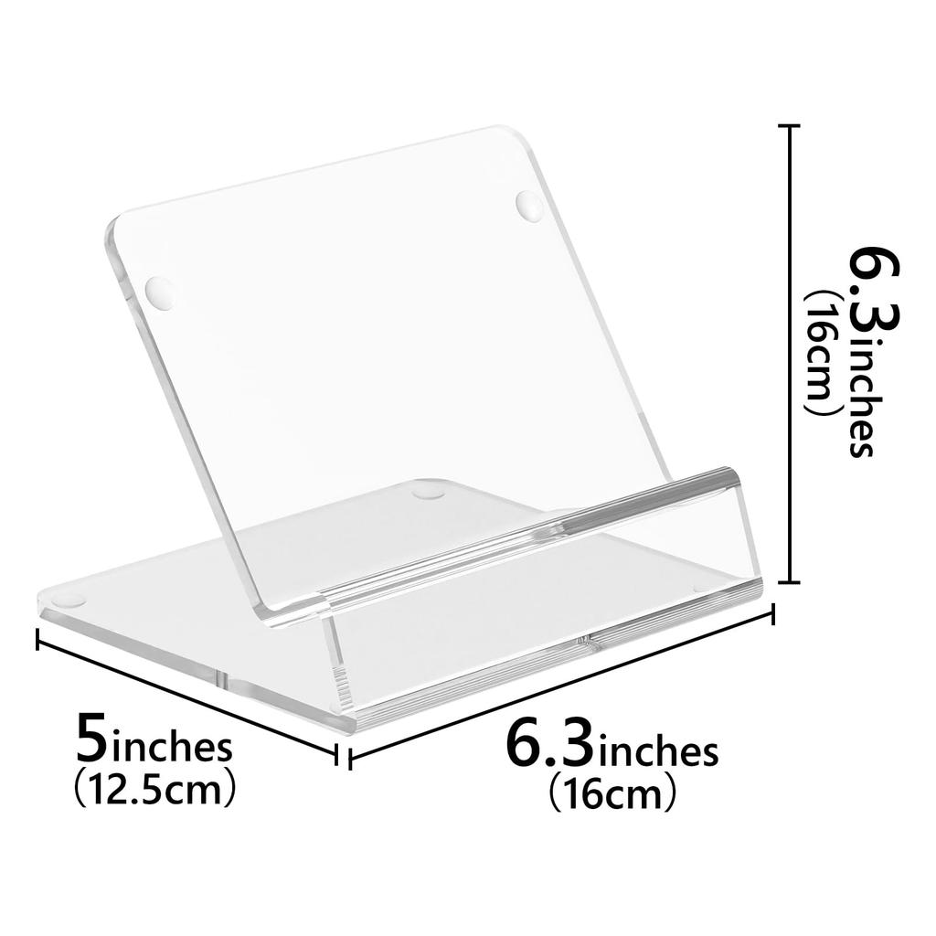 Geekria Keyboard Display Acrylic Mechanical Gaming Keyboard Holder for Computer Keyboard Stand, 60%, 75%, 80%, 96% (Clear)