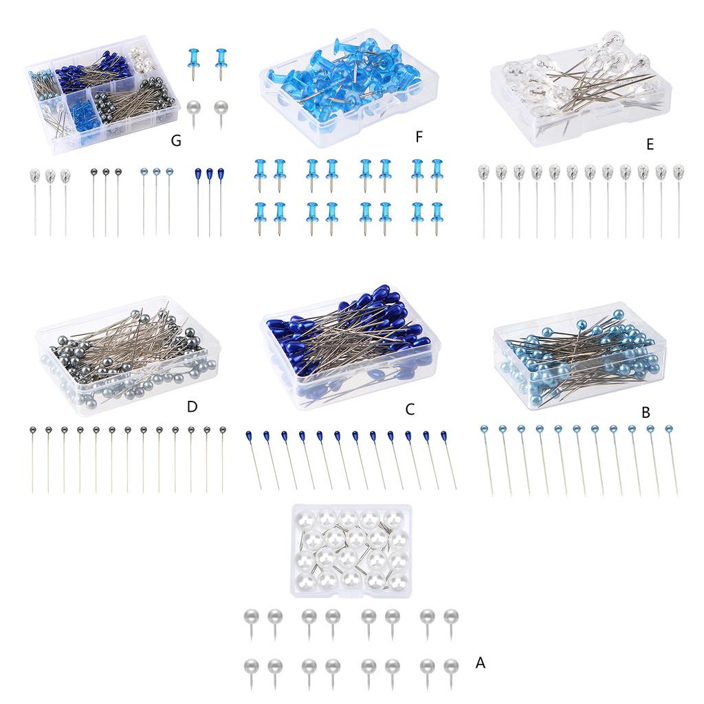 Map Tacks Colored Push Pins Map Push Pins Round Head Marking Pins Easy To Use Marking Push Pins for Craft Project