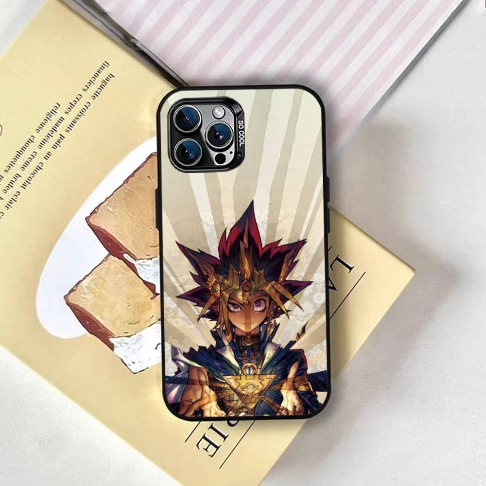 Yugioh Yami Yugi Phone Case For iPhone 17,16,15,14,13,12,11 Plus,Pro Max,XS,Colored Silver Plated Inside Cover