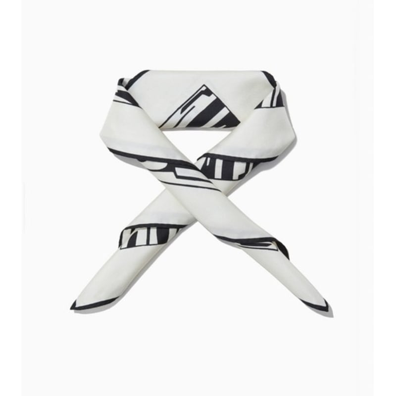 ROUGE & LOUNGE Bolo Silk Petite Scarf (ivory)_RA2F3AMF001WIV