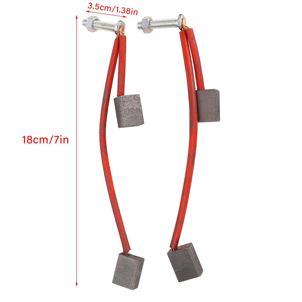 2pcs Starter Brush Set 103347301 High Performance Generator Brush Replacement for EZGO Club Car