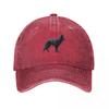 Black GerUnisex Shepherd GSD Baseball Cap Hood New In The Hat Fishing Hat Big Size Hat Caps For Unisex Womens