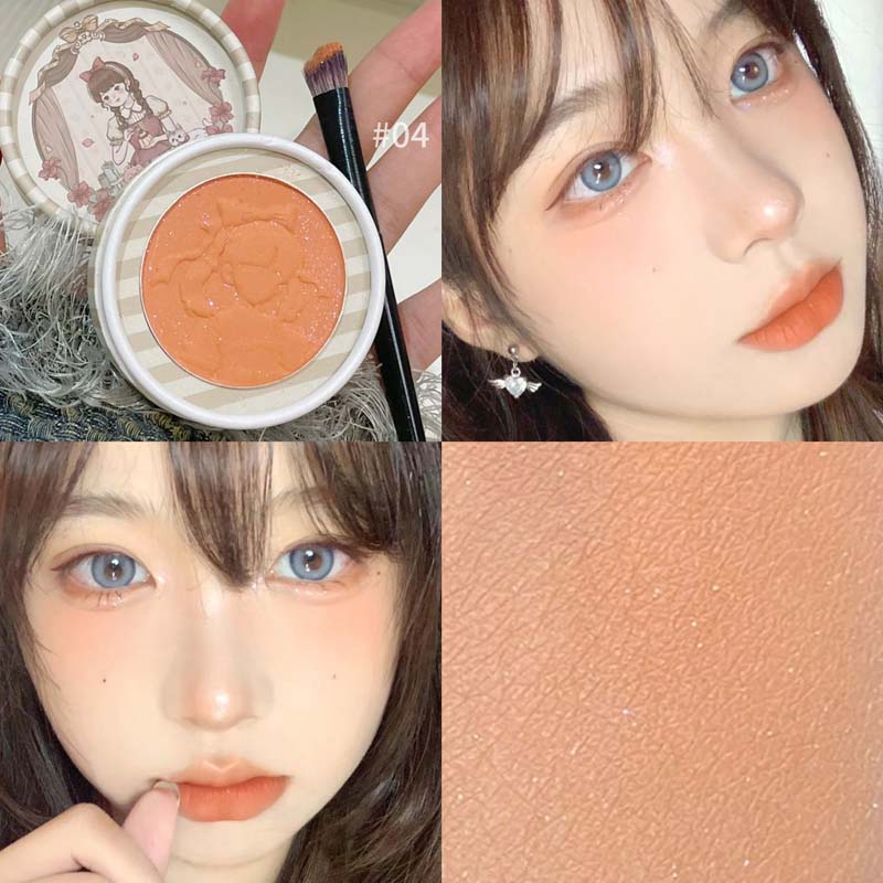 HERORANGE Dolce e Selvaggio Viso Piacevole Blush Rilievo Schiarente Polveroso Fine Shimmer Opaco Palette Rouge