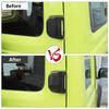 Carbon Fiber Rear Door Tailgate Hinge Cover Trim Bezels For Suzuki Jimny 2019+