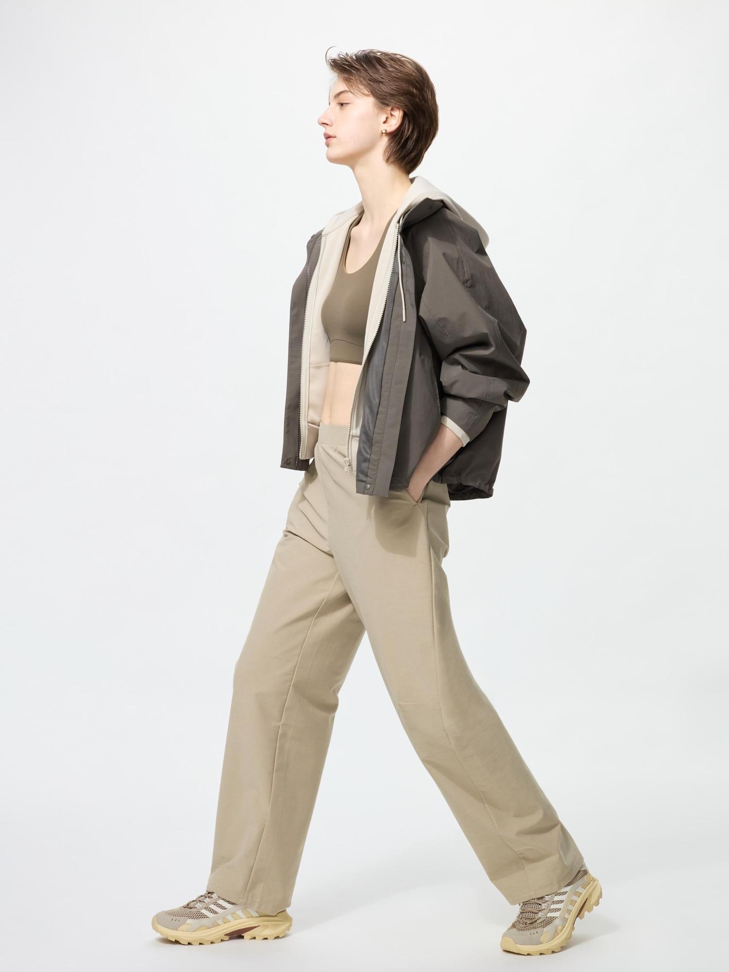 

Uniqlo Япония Джерси Брюки Клеш Длинные