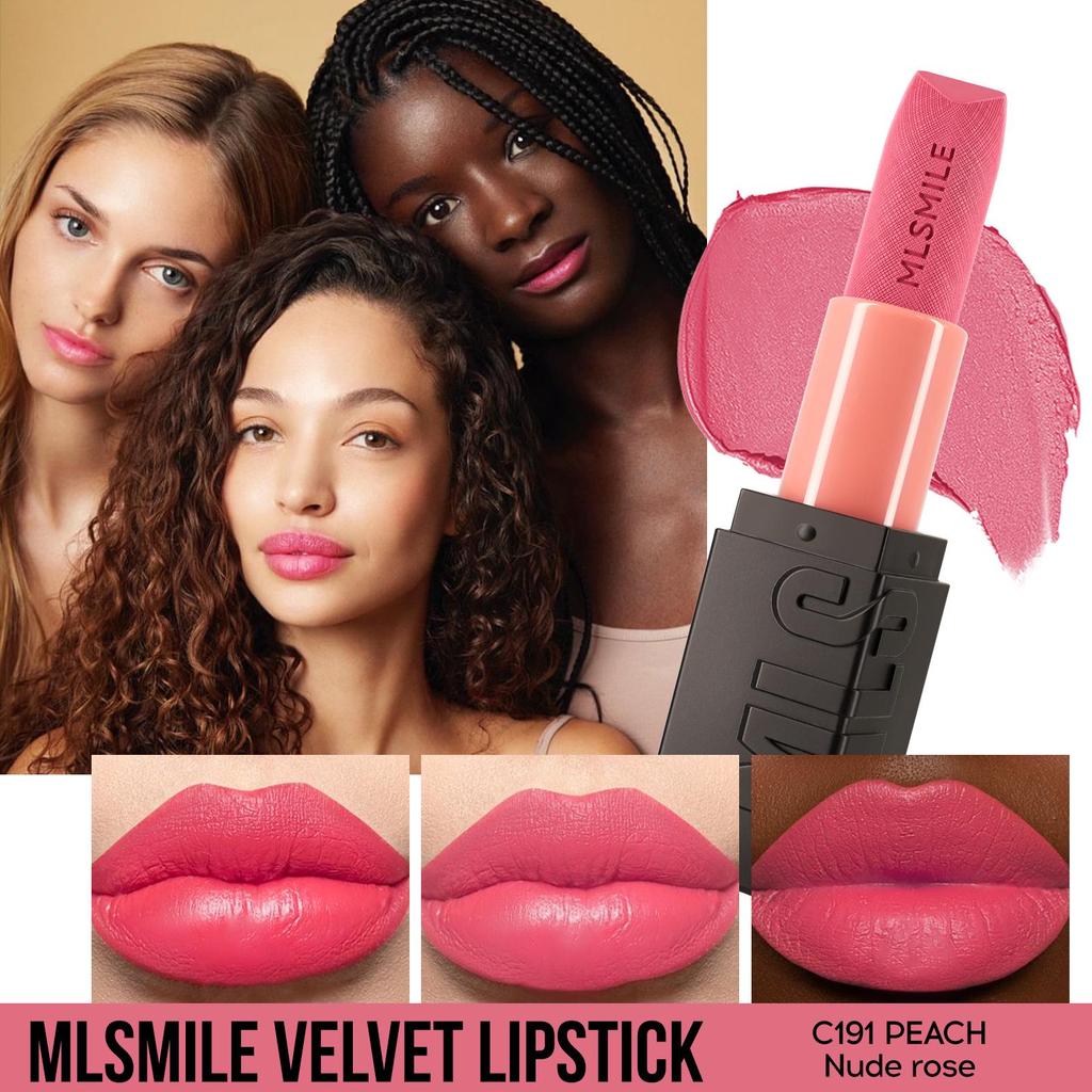High Pigment Moisturizing Velvet Lipstick - European & American Style