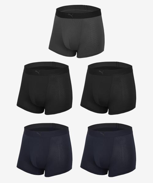 

[Puma] [5PACK] Men s All-Mesh Drawers PMMYICP42/00 [Shipped from Korea] 100% Authentic 95