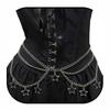 Gold Color Five-Pointed Star Waist Chain Hollow Out Bohemian Body Chain Skirt Dress Decoration