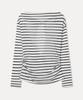 MIXXO Striped Cowl Neck T-Shirt_Miwlwg90Ss