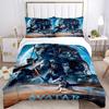 Na'Vi People Pandora Print 3Pcs Bedding Set,Duvet Cover with 2 Bedro,Pillowcase Home Birthday Gift