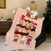 Music T-the B-boyz Throw Flannel Blanket, Soft Warm, Durable & Washable cute Cool
