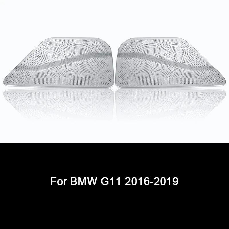 2PCS Car Under Seat Air Conditioning Outlet Dust Vent Cover Decoration Auto Interior Accessories For BMW 5 7 Series F10 G30 G11