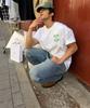 Kaelbinkeullainjin In The City Oversized Contrast Stitch Graphic Tee White 4Rf296G Yaf