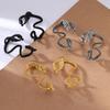 Retro Punk Gothic Flying Dragon Ear Studs for Men Women Exaggerated Style Earrings Jewelry