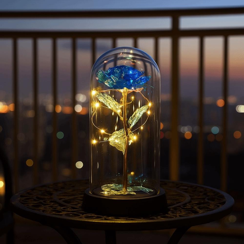 Luminous Artificial Rose Light Romantic Simulation Rose Light LED Flower Light Valentine s Day