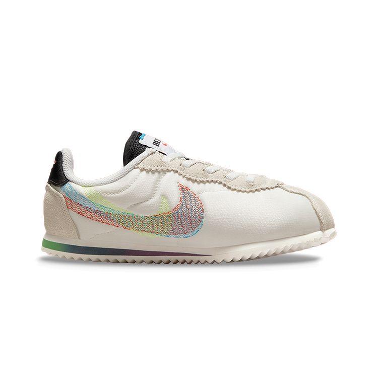 Nike Cortez PS Be True 2022 Kids Sneakers Cream Summit-White Black DX6918-100