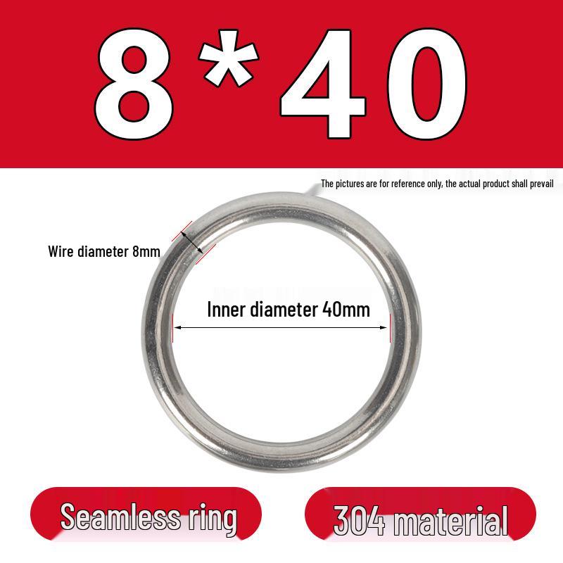 Stainless Steel Seamless O-Ring: Corrosion-Resistant Accessory for Handbags and Pet Gear