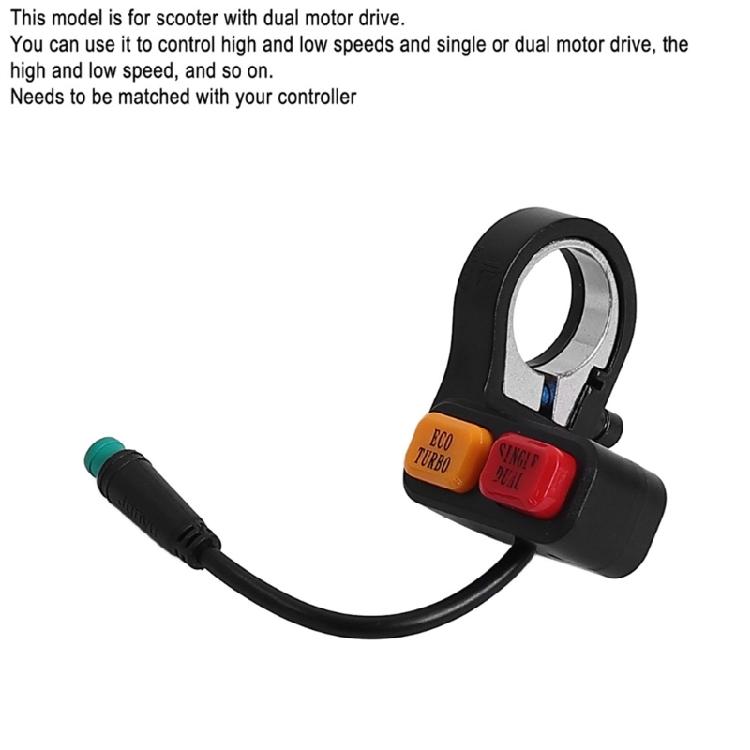 Precise Engineered Doublel Drive Control Switches 5 Pin Design With Headlight Feature For Scooter Motor And Light System