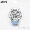 UTHAI CE133 New Children's Electronic Watch ins Jelly Sports Watch for Boy Girl Waterproof Alarm Clock Multifunctional Watch