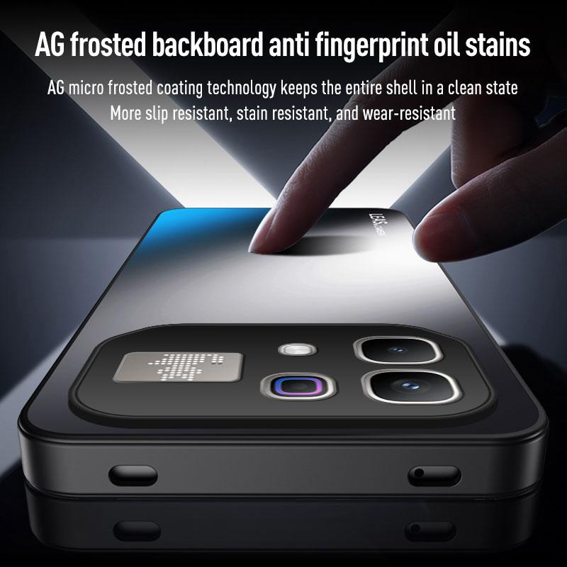 Luxury AG Glare Backplane PC+TPU Hard Case For Infinix Note 60 Pro 60 50 Pro 50X 50S Spark 40C Lens Full Protect Anti-drop Cover