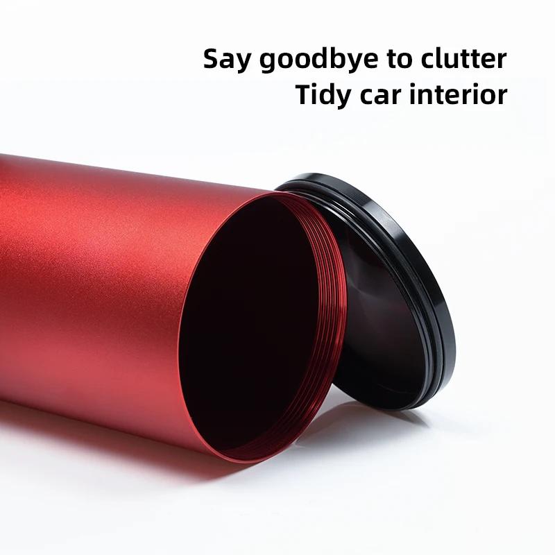 2025 Cubo de Basura para Portavasos de Coche Caliente Contenedor de Basura de Aleación de Aluminio Portavasos para Mazda 2 6 3 CX5 CX80 CX70 CX90 MX30 CX60 CX50 CX30 BT50 e-TPV