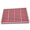 Men Women Bangle Bracelet Trays 40 Slot Compartment Box Showcase Gray